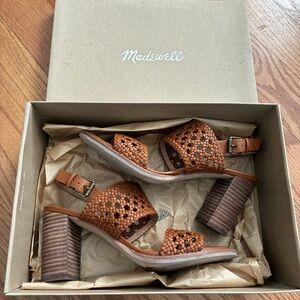 Madewell Caned Leather Sandals